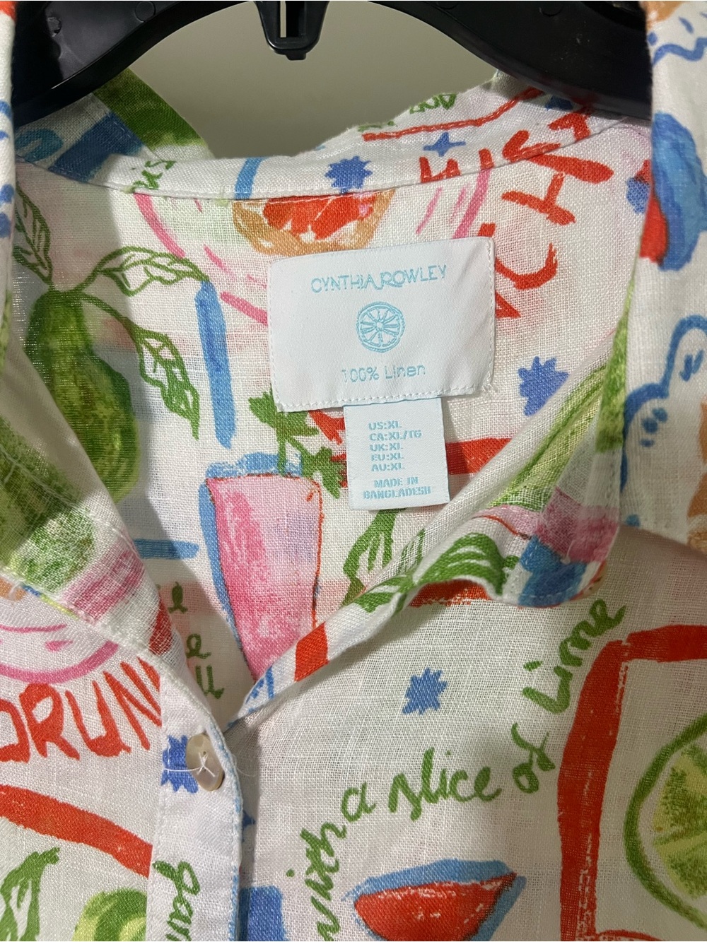 **Cynthia Rowley 100% Linen 2-Piece Set | XL** - Picture 3 of 5